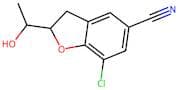 7-Chloro-2,3-dihydro-2-(1-hydroxyethyl)-5-benzofurancarbonitrile