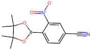 3-Nitro-4-(tetramethyl-1,3,2-dioxaborolan-2-yl)benzonitrile