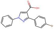 3-(4-Bromophenyl)-1-phenyl-1h-pyrazole-4-carboxylic acid
