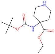 4-[(tert-Butoxycarbonyl)amino]piperidine-4-carboxylic acid ethyl ester