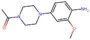 1-[4-(4-Amino-3-methoxyphenyl)piperazin-1-yl]ethan-1-one