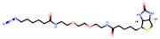 Biotin-PEG2-C6-azide