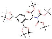 tert-Butyl (S)-3-(2,4-bis(4,4,5,5-tetramethyl-1,3,2-dioxaborolan-2-yl)phenyl)-2-(N-bis(tert-butoxy…