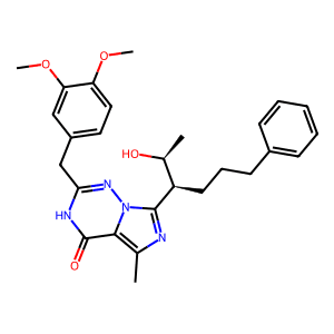 2-(3,4-dimethoxybenzyl)-7-((2S,3S)-2-hydroxy-6-phenylhexan-3-yl)-5-methylimidazo[1,5-f][1,2,4]tria…