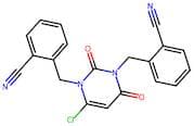 2,2'-((6-Chloro-2,4-dioxopyrimidine-1,3(2H,4H)-diyl)bis(methylene))dibenzonitrile
