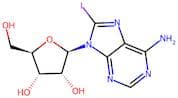 (2R,3R,4S,5R)-2-(6-Amino-8-iodo-9H-purin-9-yl)-5-(hydroxymethyl)tetrahydrofuran-3,4-diol