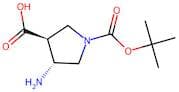 rel-(3R,4S)-4-Amino-1-(tert-butoxycarbonyl)pyrrolidine-3-carboxylic acid