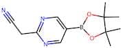 2-(5-(4,4,5,5-Tetramethyl-1,3,2-dioxaborolan-2-yl)pyrimidin-2-yl)acetonitrile