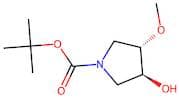 rel-(3R,4R)-3-Hydroxy-4-methoxypyrrolidine-1-carboxylic acid tert-butyl ester