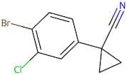 1-(4-Bromo-3-chlorophenyl)cyclopropane-1-carbonitrile