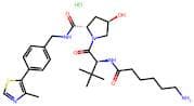 (2S,4R)-1-((S)-2-(6-Aminohexanamido)-3,3-Dimethylbutanoyl)-4-hydroxy-N-(4-(4-methylthiazol-5-yl)be…