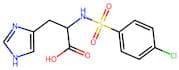 ((4-Chlorophenyl)sulfonyl)histidine