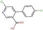 6-Chloro-4-(4-chlorophenyl)nicotinic acid