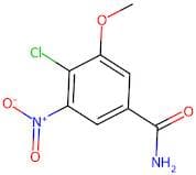 4-Chloro-3-methoxy-5-nitrobenzamide