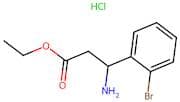 Ethyl 3-amino-3-(2-bromophenyl)propanoate, HCl
