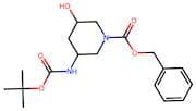 Benzyl 3-((tert-Butoxycarbonyl)amino)-5-hydroxypiperidine-1-carboxylate