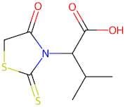 3-Methyl-2-(4-oxo-2-thioxothiazolidin-3-yl)butanoic acid