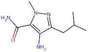 4-Amino-1-methyl-3-(2-methylpropyl)-1H-pyrazole-5-carboxamide
