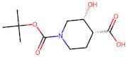 rel-(3R,4R)-1-(tert-Butoxycarbonyl)-3-hydroxypiperidine-4-carboxylic acid