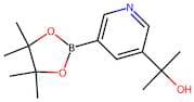 2-(5-(4,4,5,5-Tetramethyl-1,3,2-dioxaborolan-2-yl)pyridin-3-yl)propan-2-ol