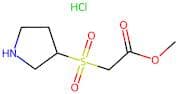 Methyl 2-(pyrrolidine-3-sulfonyl)acetate hydrochloride