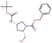 (2S,4S)-Benzyl 4-((tert-butoxycarbonyl)amino)-2-(hydroxymethyl)pyrrolidine-1-carboxylate