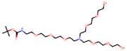 N-(Boc-PEG3)-N-bis(PEG2-alcohol)