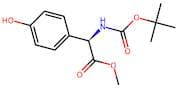 Methyl (2R)-2-{[(tert-butoxy)carbonyl]amino}-2-(4-hydroxyphenyl)acetate