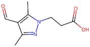 3-(4-Formyl-3,5-dimethyl-1h-pyrazol-1-yl)propanoic acid