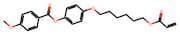 4-Methoxybenzoic acid 4-(6-acryloyloxy-hexyloxy)phenyl ester
