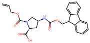 (2S,4S)-4-((((9H-Fluoren-9-yl)methoxy)carbonyl)amino)-1-((allyloxy)carbonyl)pyrrolidine-2-carboxyl…