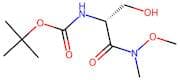 (R)-tert-Butyl (3-hydroxy-1-(methoxy(methyl)amino)-1-oxopropan-2-yl)carbamate