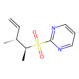 2-(((2S,3R)-3-Methylpent-4-en-2-yl)sulfonyl)pyrimidine