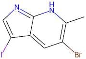 5-Bromo-3-iodo-6-methyl-1H-pyrrolo[2,3-b]pyridine
