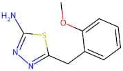 5-[(2-Methoxyphenyl)methyl]-1,3,4-thiadiazol-2-amine