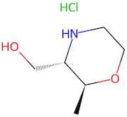 ((2S,3S)-2-methylmorpholin-3-yl)methanol hydrochloride