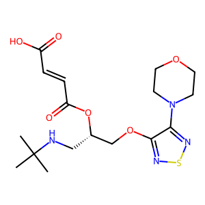 (S,Z)-4-((1-(tert-Butylamino)-3-((4-morpholino-1,2,5-thiadiazol-3-yl)oxy)propan-2-yl)oxy)-4-oxobut…