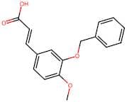 3-(3-(Benzyloxy)-4-methoxyphenyl)acrylic acid