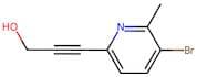3-(5-Bromo-6-methylpyridin-2-yl)prop-2-yn-1-ol