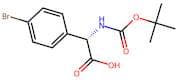 (S)-2-(4-Bromophenyl)-2-((tert-butoxycarbonyl)amino)acetic acid