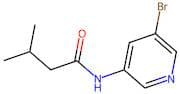 N-(5-bromopyridin-3-yl)-3-methylbutanamide