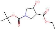 1-tert-Butyl 3-ethyl 4-hydroxypyrrolidine-1,3-dicarboxylate