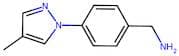 (4-(4-Methyl-1H-pyrazol-1-yl)phenyl)methanamine