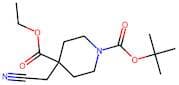 1-tert-Butyl 4-ethyl 4-(cyanomethyl)piperidine-1,4-dicarboxylate