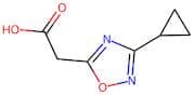2-(3-Cyclopropyl-1,2,4-oxadiazol-5-yl)acetic acid