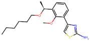 (S)-4-(3-(1-(Hexyloxy)ethyl)-2-methoxyphenyl)thiazol-2-amine