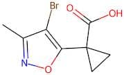 1-(4-Bromo-3-methylisoxazol-5-yl)cyclopropanecarboxylic acid