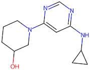 1-(6-(Cyclopropylamino)pyrimidin-4-yl)piperidin-3-ol