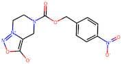 5-(((4-Nitrobenzyl)oxy)carbonyl)-3,3a,4,5,6,7-hexahydro-[1,2,3]oxadiazolo[3,4-a]pyrazin-8-ium-3-ol…