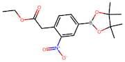 Ethyl 2-(2-nitro-4-(4,4,5,5-tetramethyl-1,3,2-dioxaborolan-2-yl)phenyl)acetate
